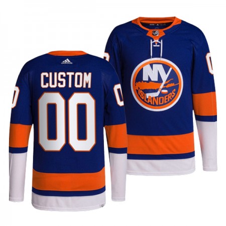New York Islanders Dresy Personalizované Adidas Royal Authentic - Pánské